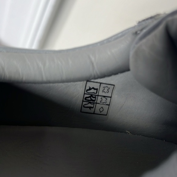 Italic Women’s Grey Cadence Lace up Lowtop Leather Sneakers size 9 - Picture 5 of 12